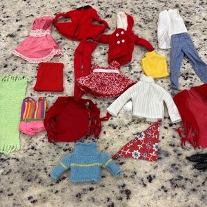 Vintage Barbie and Ken clothes